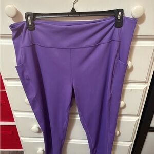 tek gear Purple Ultrastretch High-Rise Leggings